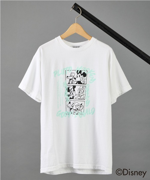Goodwear(Since1983)(グッドウェア)の「【 GOODWEAR / グッドウェア 】DisneyコミックTシャツ(Tシャツ/カットソー・レディース・ピンク/グリーン・S/XL/L/M)」の12枚目の写真