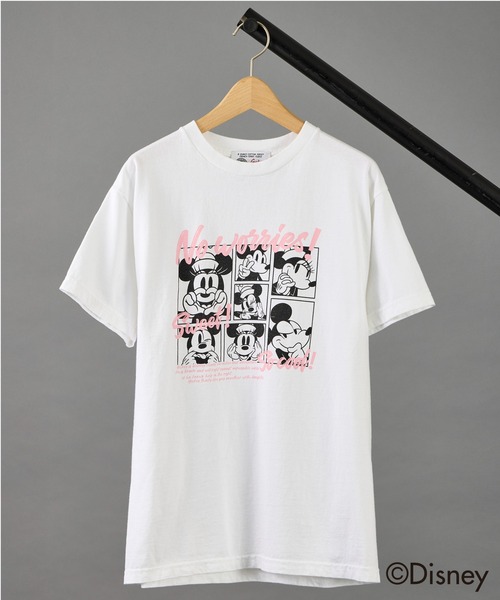 Goodwear(Since1983)(グッドウェア)の「【 GOODWEAR / グッドウェア 】DisneyコミックTシャツ(Tシャツ/カットソー・レディース・ピンク/グリーン・S/XL/L/M)」の13枚目の写真