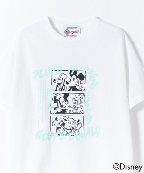Goodwear(Since1983)(グッドウェア)の「【 GOODWEAR / グッドウェア 】DisneyコミックTシャツ(Tシャツ/カットソー・レディース・ピンク/グリーン・S/XL/L/M)」の8枚目の写真