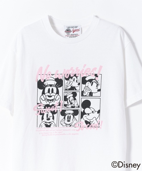 Goodwear(Since1983)(グッドウェア)の「【 GOODWEAR / グッドウェア 】DisneyコミックTシャツ(Tシャツ/カットソー・レディース・ピンク/グリーン・S/XL/L/M)」の10枚目の写真