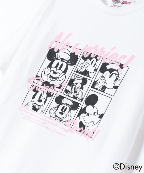Goodwear(Since1983)(グッドウェア)の「【 GOODWEAR / グッドウェア 】DisneyコミックTシャツ(Tシャツ/カットソー・レディース・ピンク/グリーン・S/XL/L/M)」の11枚目の写真