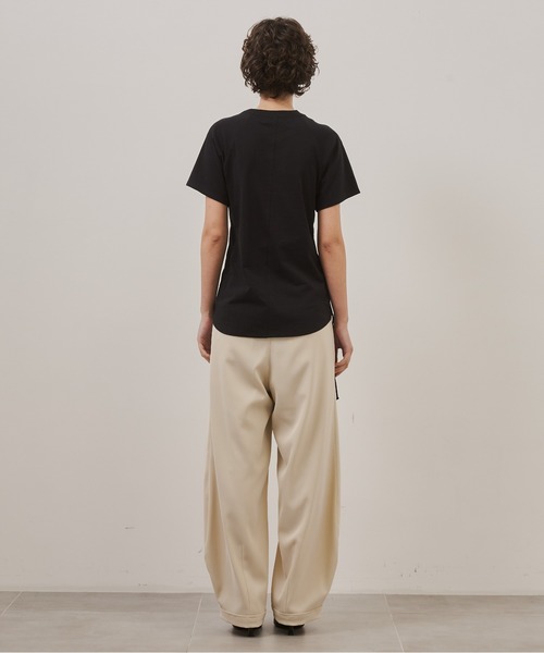 CITY TOKYO(シティトウキョウ)の「【CITY TOKYO/シティートウキョウ】Side Drawstring Tee/サイドドローストリングTシャツ(Tシャツ/カットソー・レディース・ブラック/ホワイト・FREE)」の8枚目の写真