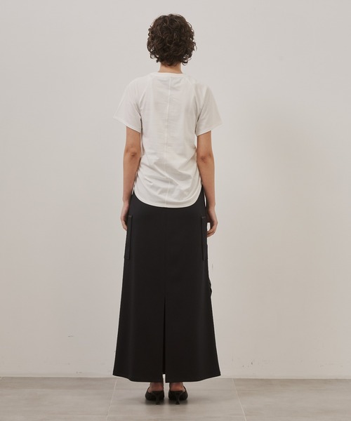 CITY TOKYO(シティトウキョウ)の「【CITY TOKYO/シティートウキョウ】Side Drawstring Tee/サイドドローストリングTシャツ(Tシャツ/カットソー・レディース・ブラック/ホワイト・FREE)」の21枚目の写真