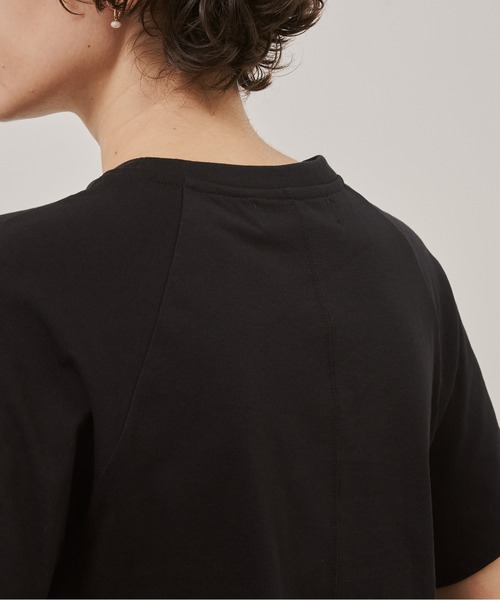 CITY TOKYO(シティトウキョウ)の「【CITY TOKYO/シティートウキョウ】Side Drawstring Tee/サイドドローストリングTシャツ(Tシャツ/カットソー・レディース・ブラック/ホワイト・FREE)」の4枚目の写真