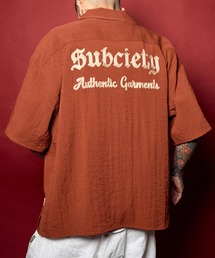 Subciety | Classic chain embroidered shirt(シャツ/ブラウス)