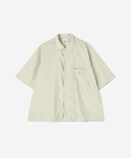 DANTON(ダントン)の「DANTON |〈別注〉ナイロンタイプライター プランサーボタンダウン半袖シャツ WOMEN(シャツ/ブラウス・レディース・ダークネイビー/グレー系その他・36)」の7枚目の写真