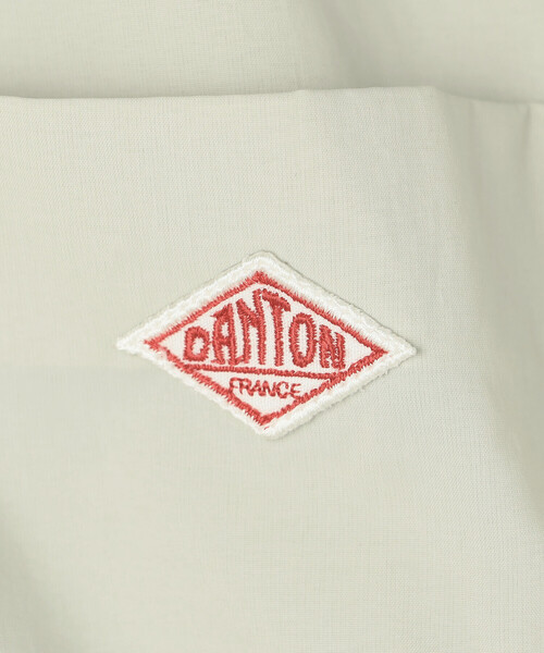 DANTON(ダントン)の「DANTON |〈別注〉ナイロンタイプライター プランサーボタンダウン半袖シャツ WOMEN(シャツ/ブラウス・レディース・ダークネイビー/グレー系その他・36)」の14枚目の写真