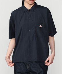 DANTON |〈別注〉ナイロンタイプライター プランサーボタンダウン半袖シャツ WOMEN