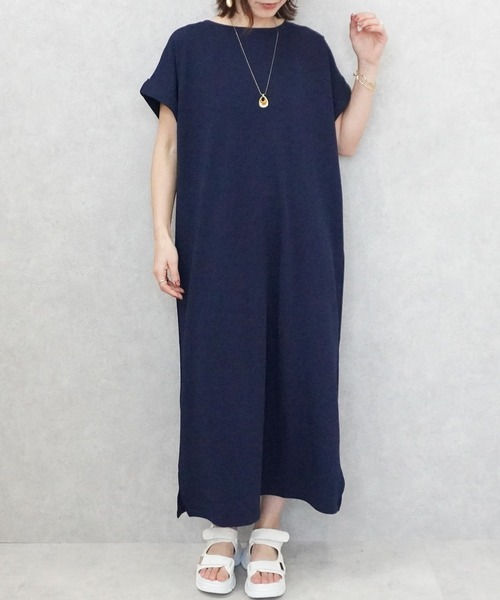 SELECT LEVERY(セレクトリベリー)の「ジャガードワンピース(ワンピース・レディース・ネイビー/グレイッシュベージュ/ブラック・MEDIUM/LARGE)」の9枚目の写真
