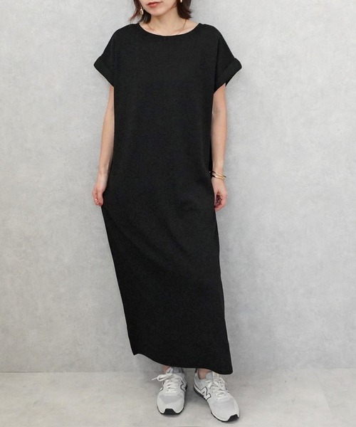 SELECT LEVERY(セレクトリベリー)の「ジャガードワンピース(ワンピース・レディース・ネイビー/グレイッシュベージュ/ブラック・MEDIUM/LARGE)」の15枚目の写真