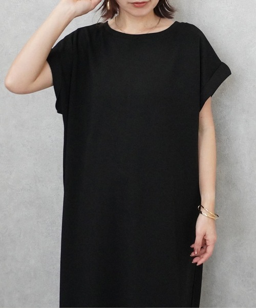 SELECT LEVERY(セレクトリベリー)の「ジャガードワンピース(ワンピース・レディース・ネイビー/グレイッシュベージュ/ブラック・MEDIUM/LARGE)」の16枚目の写真