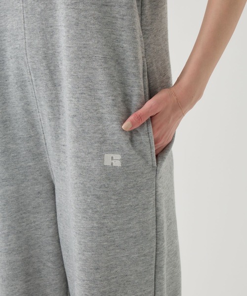Russell Athletic(ラッセルアスレティック)の「【RUSSELL ATHLETIC】裏毛オールインワン(つなぎ/オールインワン・レディース・グレー・フリー)」の16枚目の写真