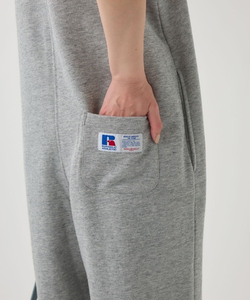Russell Athletic(ラッセルアスレティック)の「【RUSSELL ATHLETIC】裏毛オールインワン(つなぎ/オールインワン・レディース・グレー・フリー)」の17枚目の写真