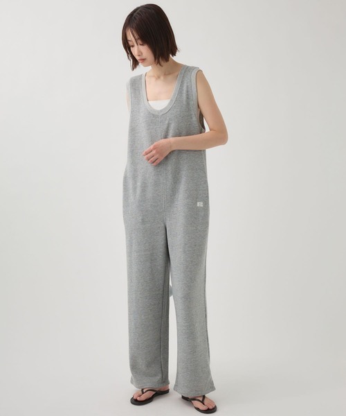 Russell Athletic(ラッセルアスレティック)の「【RUSSELL ATHLETIC】裏毛オールインワン(つなぎ/オールインワン・レディース・グレー・フリー)」の5枚目の写真