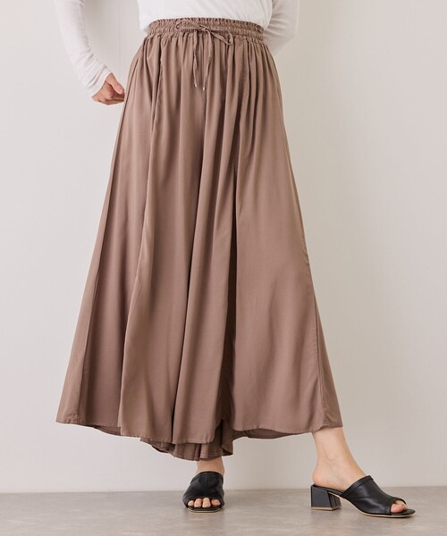 Jayro(ジャイロ)の「レーヨンガウチョパンツ(その他パンツ・レディース・カーキ/ターコイズブルー/マスタード/ブラウン/ブラック・FREE)」の1枚目の写真