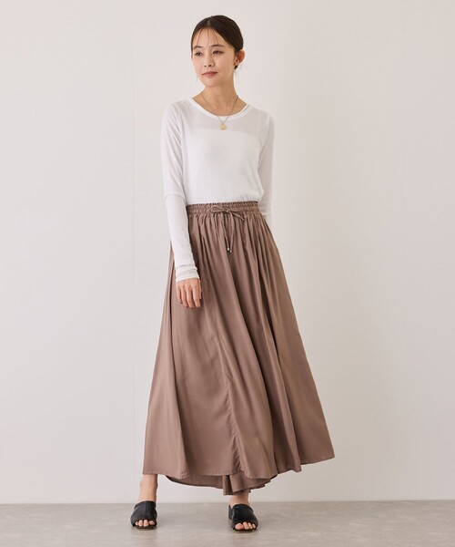 Jayro(ジャイロ)の「レーヨンガウチョパンツ(その他パンツ・レディース・カーキ/ターコイズブルー/マスタード/ブラウン/ブラック・FREE)」の22枚目の写真