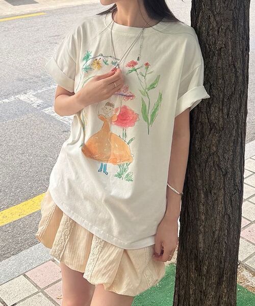 SINOON（シヌーン）の「Lace Balloon Mini Skirt (Apricot)（スカート・レディース・ライトピンク・SMALL/MEDIUM）」の9枚目の写真