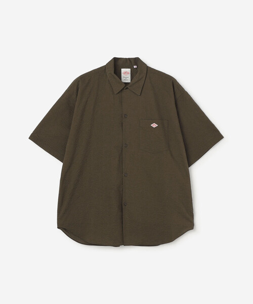 DANTON(ダントン)の「DANTON | コットンローン 半袖ワークシャツ MEN(シャツ/ブラウス・メンズ・オフホワイト/ブラウン・42/40)」の20枚目の写真