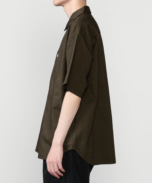 DANTON(ダントン)の「DANTON | コットンローン 半袖ワークシャツ MEN(シャツ/ブラウス・メンズ・オフホワイト/ブラウン・42/40)」の10枚目の写真
