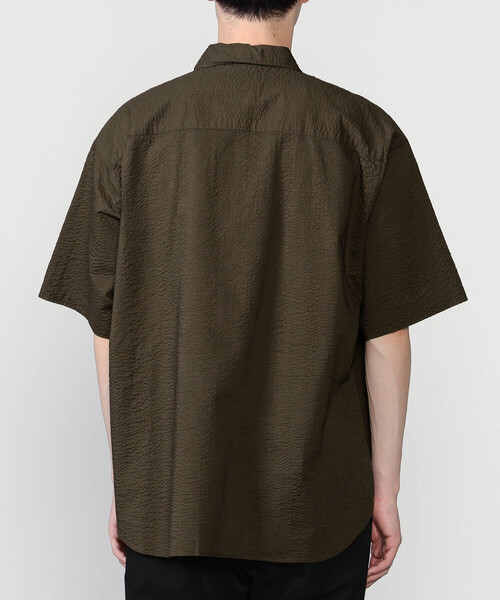 DANTON(ダントン)の「DANTON | コットンローン 半袖ワークシャツ MEN(シャツ/ブラウス・メンズ・オフホワイト/ブラウン・42/40)」の9枚目の写真