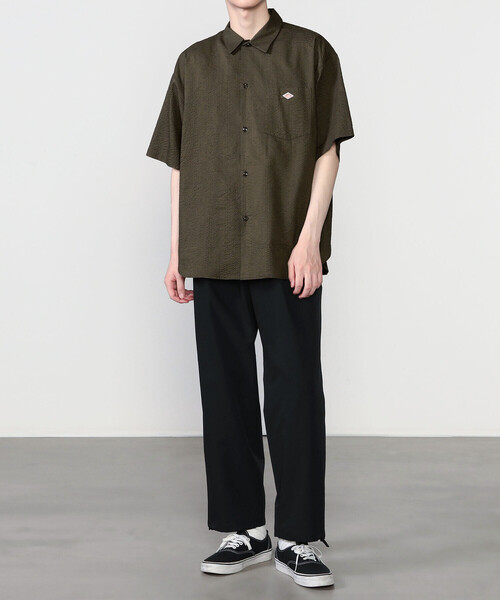 DANTON(ダントン)の「DANTON | コットンローン 半袖ワークシャツ MEN(シャツ/ブラウス・メンズ・オフホワイト/ブラウン・42/40)」の7枚目の写真