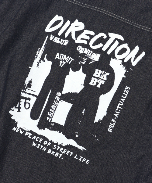 BUNKERBUSTER(バンカーバスター)の「ドローインググラフィック半袖シャツ MQ2YU314_BLACK(シャツ/ブラウス・メンズ・その他・100/95/105)」の5枚目の写真