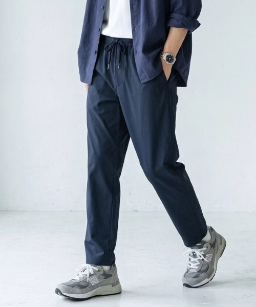 MARUKAWA(マルカワ)の「2026SS クールタッチ 軽量 接触冷感 ストレッチ イージーパンツ(その他パンツ・メンズ・チャコール/アイボリー/サックスブルー/ブラック/ネイビー・L/M/LL)」の4枚目の写真