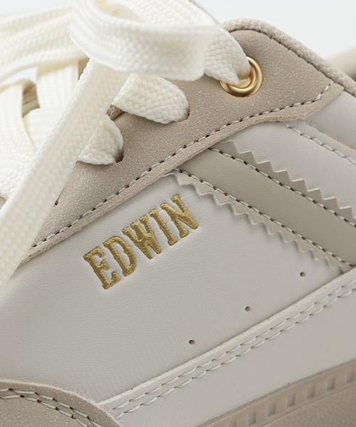 EDWIN（エドウィン）の「EDWIN 軽量スニーカー（スニーカー・レディース・ホワイト/アイボリー・23cm/23.5cm/24cm/24.5cm）」の14枚目の写真