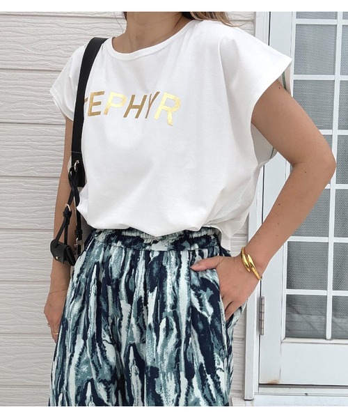 Q（キュー）の「ペイント柄パンツ（その他パンツ・レディース・ブラック系/ブルー系・MEDIUM）」の9枚目の写真