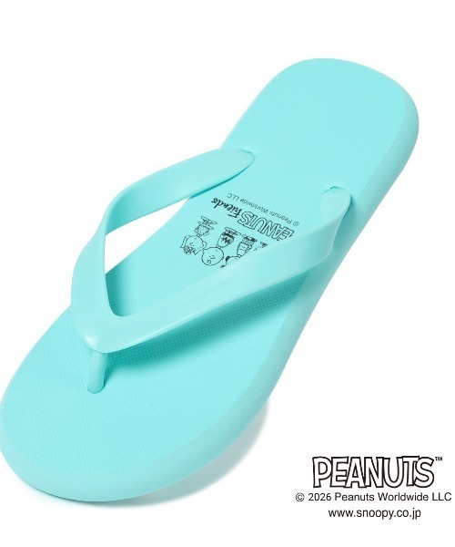 PEANUTS(ピーナッツ)の「PEANUTS ピーナッツ TRPN ビーチサンダル MT(サンダル・メンズ・ライトグリーン・22-23/20-21/18-19/24-25)」の2枚目の写真