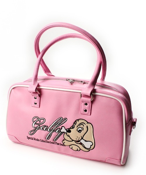 GALFY(ガルフィー)の「GALFY-プチ家出BAG(ボストンバッグ・メンズ・ピンク/ブラック・FREE)」の5枚目の写真