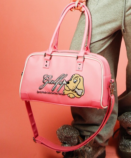 GALFY(ガルフィー)の「GALFY-プチ家出BAG(ボストンバッグ・メンズ・ピンク/ブラック・FREE)」の20枚目の写真
