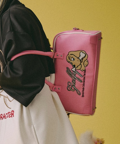 GALFY(ガルフィー)の「GALFY-プチ家出BAG(ボストンバッグ・メンズ・ピンク/ブラック・FREE)」の22枚目の写真