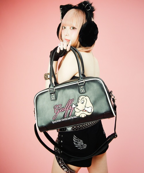 GALFY(ガルフィー)の「GALFY-プチ家出BAG(ボストンバッグ・メンズ・ピンク/ブラック・FREE)」の15枚目の写真
