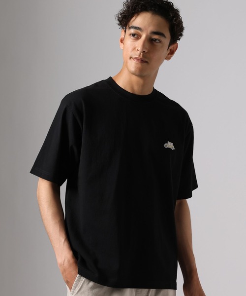 BAYFLOW(ベイフロー)の「【マシュー・ウィグルスワース】サーフアート刺繍Tシャツ(Tシャツ/カットソー・メンズ・ネイビー/ブラック/オフホワイト/ブルー・LARGE/MEDIUM)」の3枚目の写真