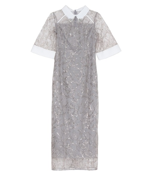Leja（レジャ）の「【LEJA】シアースパンコールビジューカラーIラインワンピースオケージョンドレス（ドレス・レディース・グレー・SMALL/MEDIUM）」の13枚目の写真