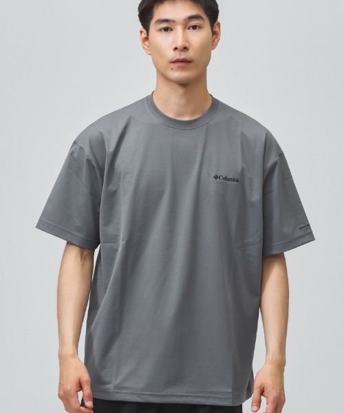 Columbia(コロンビア)の「コロンビア Columbia コールドベイダッシュショートスリーブTシャツ(Tシャツ/カットソー・メンズ・ブラック/チャコールグレー/ホワイト・S/M/L/LL)」の3枚目の写真