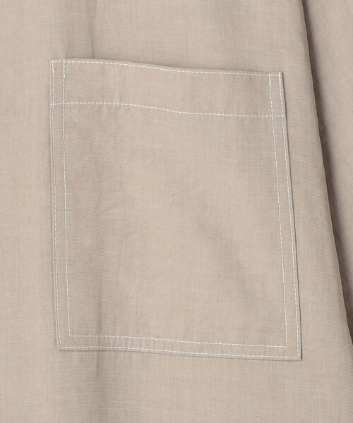 Gabardine K.T(ギャバジンケーティー)の「〔 +サイズ 〕 オトナシャンブレー たっぷりシャツ(シャツ/ブラウス・レディース・ベージュ・13号)」の7枚目の写真