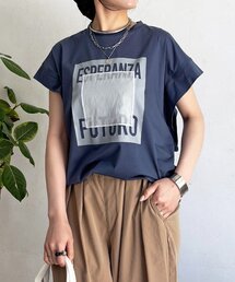 メタリックプリントTEE