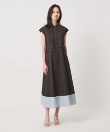 スカラップ フリル オールインワン パンツ ‐はっ水 UVカット 防しわ