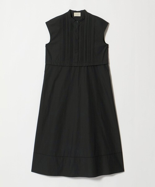 UNITED ARROWS(ユナイテッドアローズ)の「シルキー ピンタック ワンピース ‐ウォッシャブル‐(ワンピース・レディース・ダークブラウン/ブラック/ネイビー・36/38)」の1枚目の写真