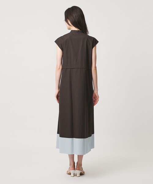 UNITED ARROWS(ユナイテッドアローズ)の「シルキー ピンタック ワンピース ‐ウォッシャブル‐(ワンピース・レディース・ダークブラウン/ブラック/ネイビー・36/38)」の11枚目の写真