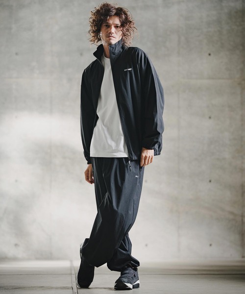 GLIMCLAP（グリムクラップ）の「mj11695-Ripstop & Stretch Nylon Track Jacket トラックジャケット(211-004-gla-cg)（ブルゾン・メンズ・ブラック/ブルー・M/S/L）」の9枚目の写真