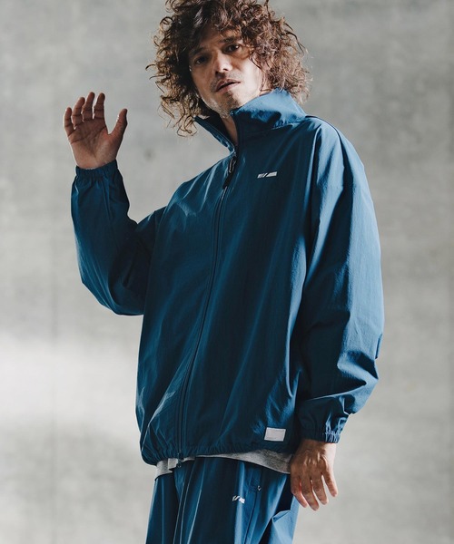 GLIMCLAP（グリムクラップ）の「mj11695-Ripstop & Stretch Nylon Track Jacket トラックジャケット(211-004-gla-cg)（ブルゾン・メンズ・ブラック/ブルー・M/S/L）」の13枚目の写真
