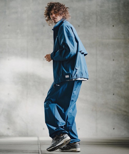 GLIMCLAP（グリムクラップ）の「mj11695-Ripstop & Stretch Nylon Track Jacket トラックジャケット(211-004-gla-cg)（ブルゾン・メンズ・ブラック/ブルー・M/S/L）」の17枚目の写真