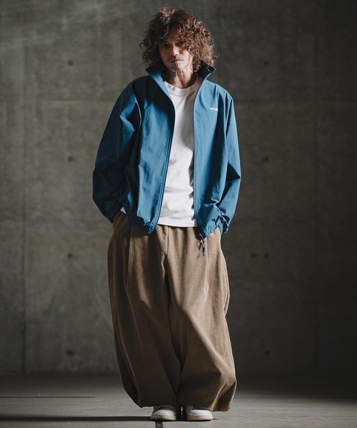 GLIMCLAP（グリムクラップ）の「mj11695-Ripstop & Stretch Nylon Track Jacket トラックジャケット(211-004-gla-cg)（ブルゾン・メンズ・ブラック/ブルー・M/S/L）」の18枚目の写真