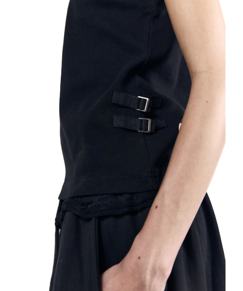 AAKAM(アーカム)の「Tactical Half Top (Black)(Tシャツ/カットソー・レディース・その他・3/1/2)」の2枚目の写真