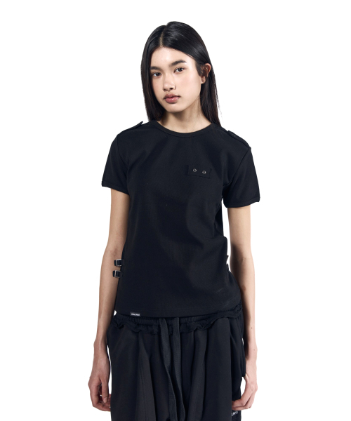 AAKAM(アーカム)の「Tactical Half Top (Black)(Tシャツ/カットソー・レディース・その他・3/1/2)」の4枚目の写真