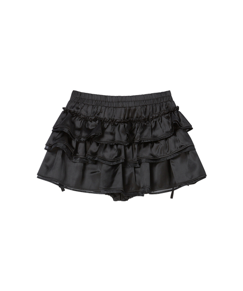 NYXX(エヌワイエックスエックス)の「TNSW FRILL SKIRTPANTS BLACK(スカート・レディース・ブラック・FREE)」の2枚目の写真