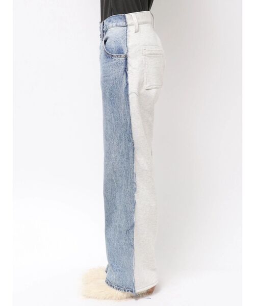 Ungrid(アングリッド)の「スウェットドッキングストレートデニム(デニムパンツ・レディース・ブルー/ブラック・26inch/25inch/24inch)」の16枚目の写真
